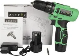 Дрель-шуруповерт Zitrek Green 12-Li Plus 083-1114 (с 2-мя АКБ) на скидке