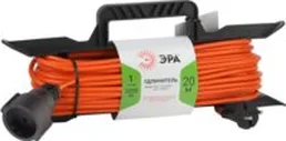 Удлинитель ЭРА UFx-1-2x1.0-20m Б0043040 на скидке
