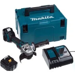 Угловая шлифмашина Makita DGA504RTJ (с 2-мя АКБ, кейс)