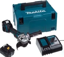Угловая шлифмашина Makita DGA504RTJ (с 2-мя АКБ, кейс)