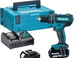 Ударная дрель-шуруповерт Makita DHP482RTJ (с 2-мя АКБ, кейс)