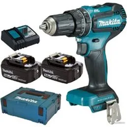 Ударная дрель-шуруповерт Makita DHP485RTJ (с 2-мя АКБ 5 Ач, кейс)