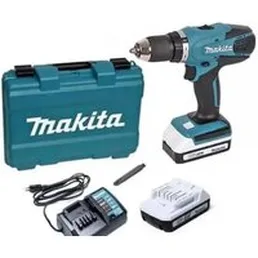 Дрель-шуруповерт Makita DF488DWE (с 2-мя АКБ, кейс)