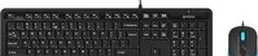 Офисный набор A4Tech Fstyler F1010 (черный/синий) на скидке