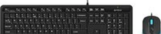 Офисный набор A4Tech Fstyler F1010 (черный/синий)