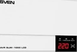 Стабилизатор напряжения SVEN AVR SLIM-1000 LCD на скидке