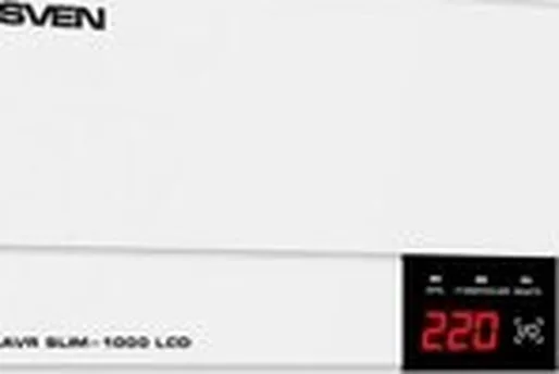 Стабилизатор напряжения SVEN AVR SLIM-1000 LCD