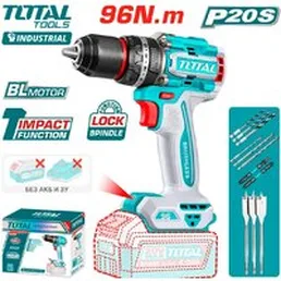 Ударная дрель-шуруповерт Total TIDLI209681 (без АКБ)