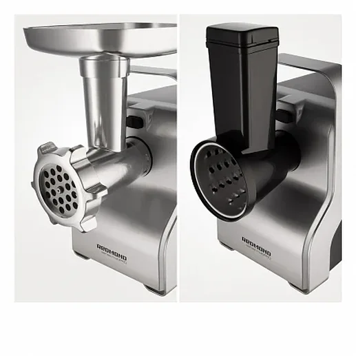 Мясорубка REDMOND RMG-1230-7, Черный/серебро