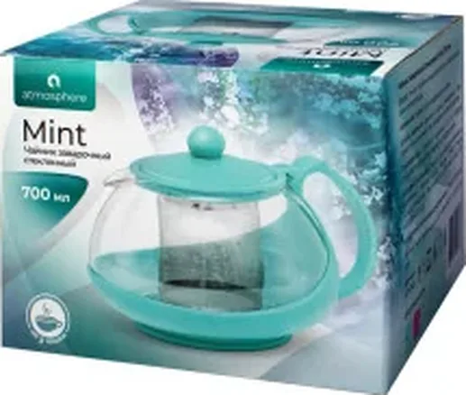 Чайник заварочный стеклянный Mint, 700 мл