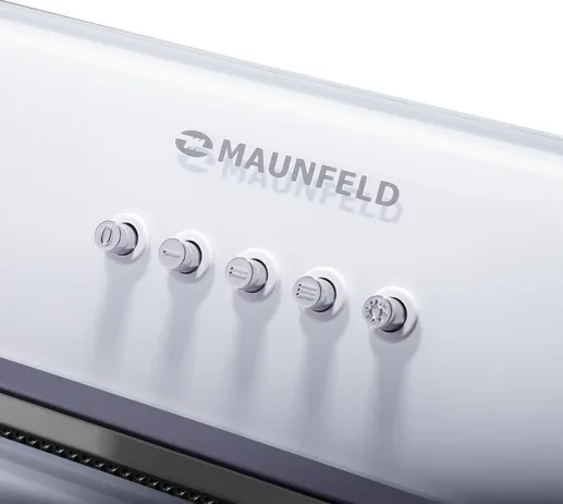 Кухонная вытяжка MAUNFELD TRAPEZE 601GG белый