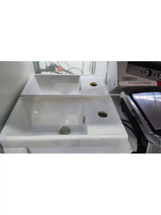 Настенная или накладная раковина WC Area, белый
