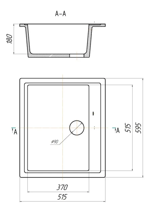 Мойка кухонная Gerhans A12