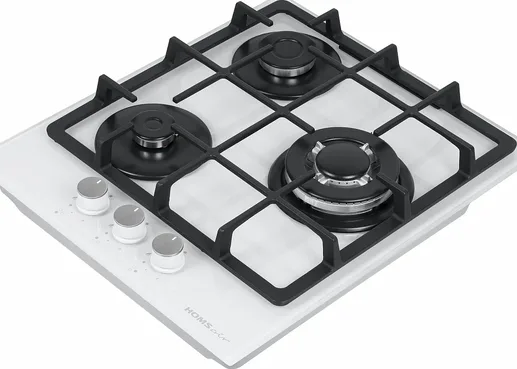 Газовая варочная панель HOMSair HGE433TGCWH