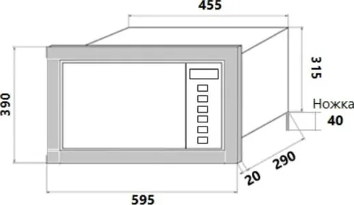Микроволновая печь встраиваемая HOMSair MOB205WH