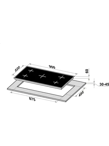 Индукционная варочная панель MAUNFELD CVI905SFBK LUX