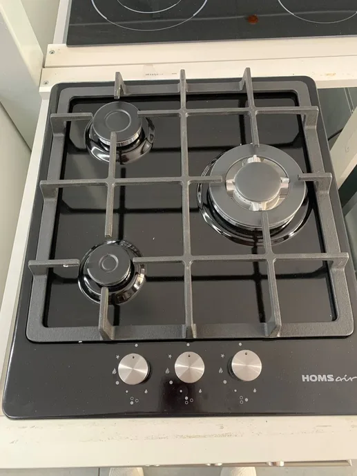 Газовая варочная панель HOMSair HGE433TGCBK