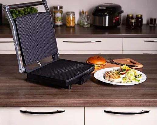 Гриль REDMOND SteakMaster RGM-M800, Черный/сталь