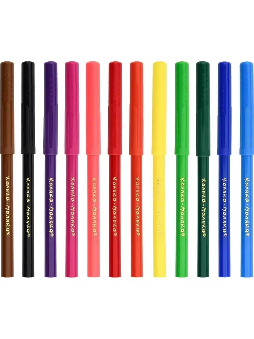 Фломастеры Каляка-Маляка классич 12 цв.